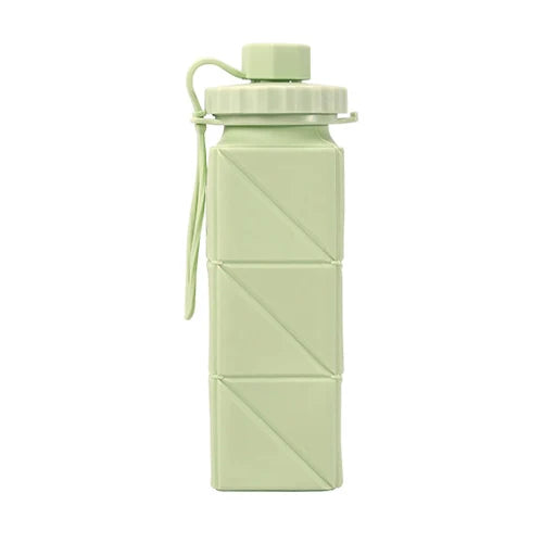 620ml 600ml Outdoor Silicone Folding Cup with Lid Camping Gadgets Supplies