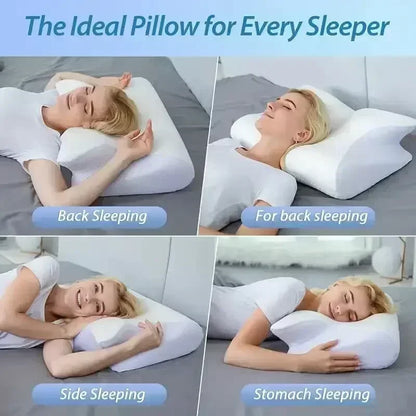 Sleep Memory Neck Pillow Butterfly Slow Rebound Comfortable Memory Foam