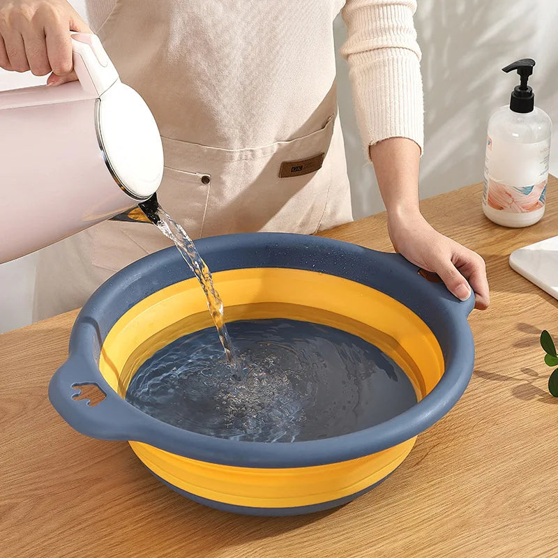 Household Foldable Plastic Basin