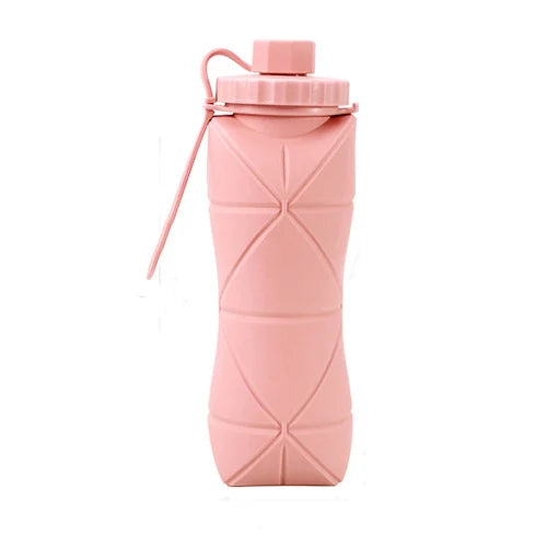 620ml 600ml Outdoor Silicone Folding Cup with Lid Camping Gadgets Supplies