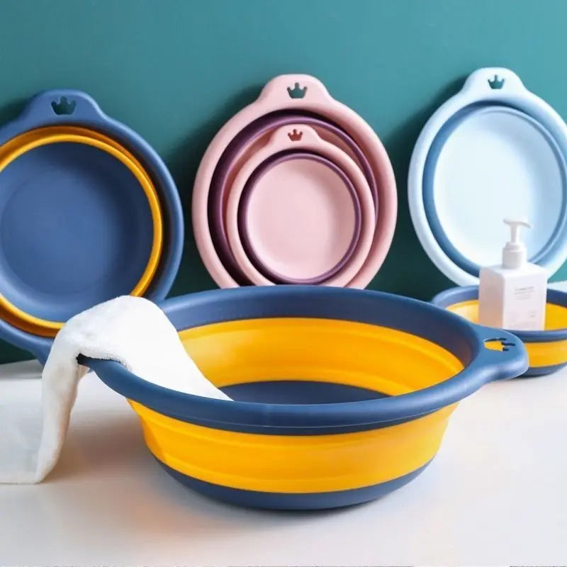 Household Foldable Plastic Basin