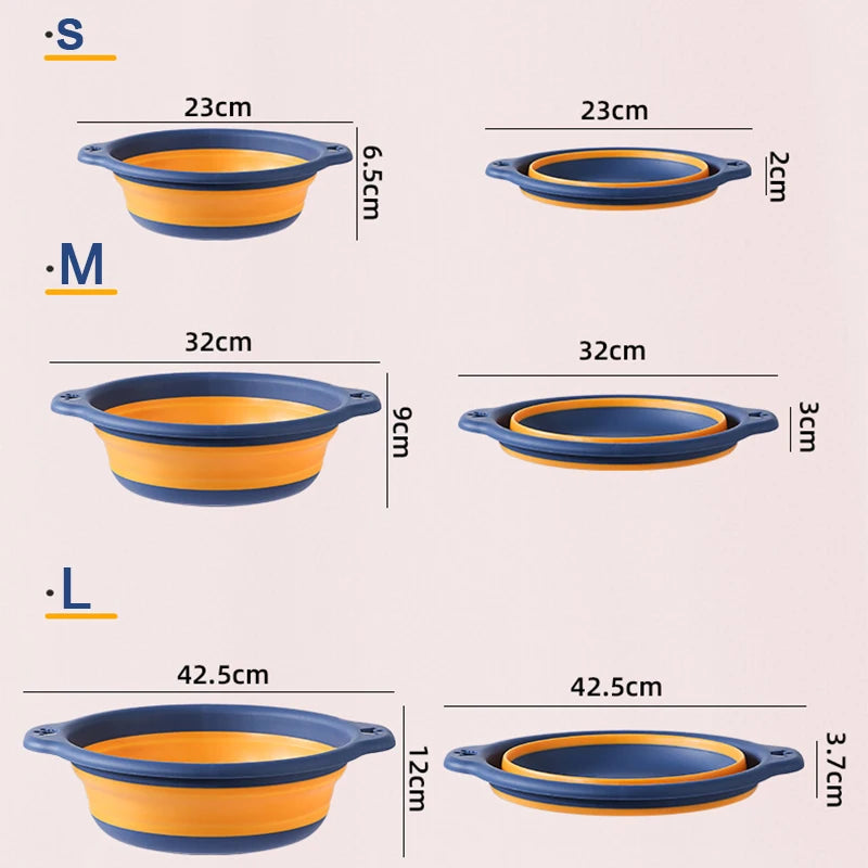 Household Foldable Plastic Basin