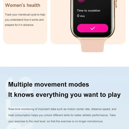 2025 For Apple GPS Watch 10 Smart Watch NFC Men HD AMOLED Memory Music 3D Surround Bluetooth Call Waterproof Smartwatch Woman