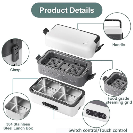 Large Capacity Electric Food Heater Pre-Heating Plug-In Steaming Cooking