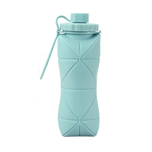 620ml 600ml Outdoor Silicone Folding Cup with Lid Camping Gadgets Supplies