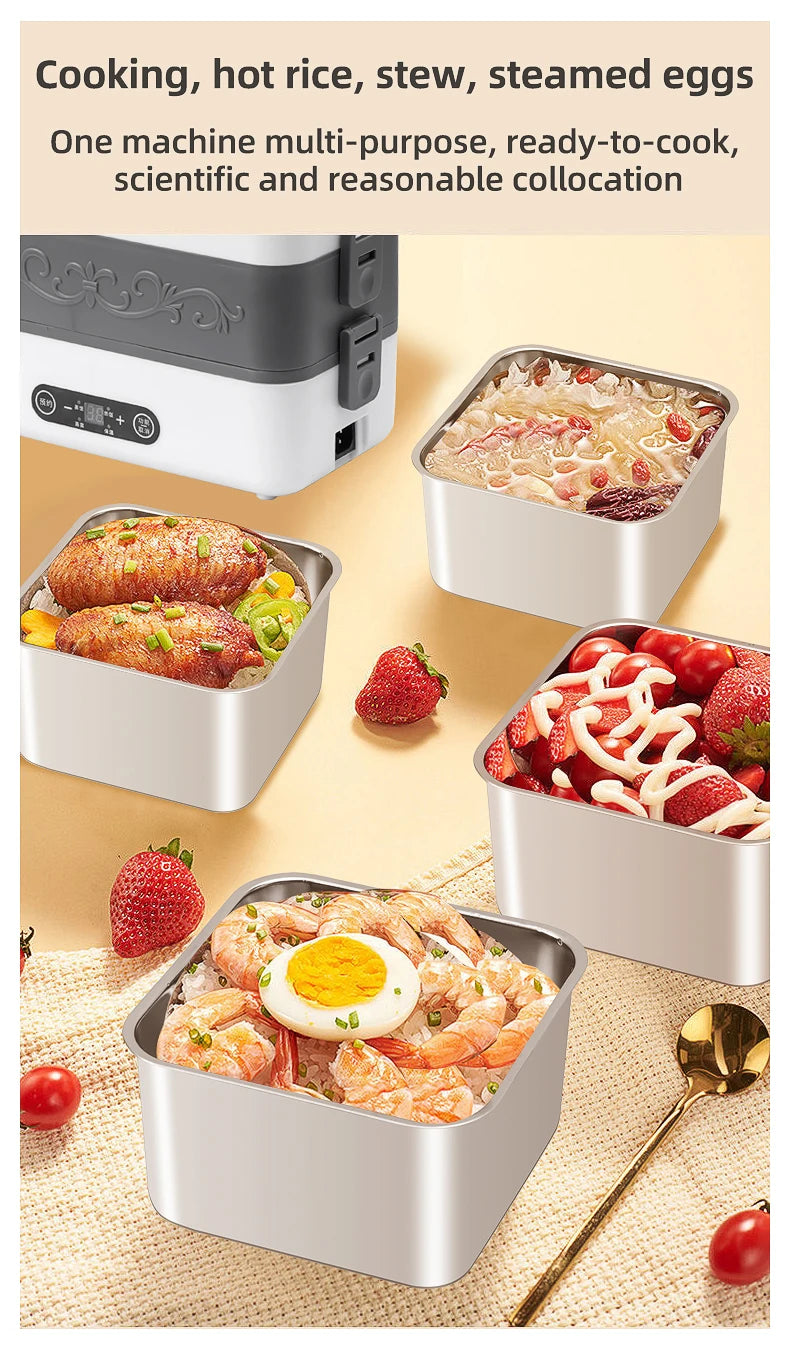 Large Capacity Electric Food Heater Pre-Heating Plug-In Steaming Cooking