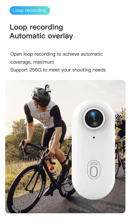 Mini Body Cam 128GB Magnetic Pocket Sports Recorder WiFi Wireless Thumb Camera  Video