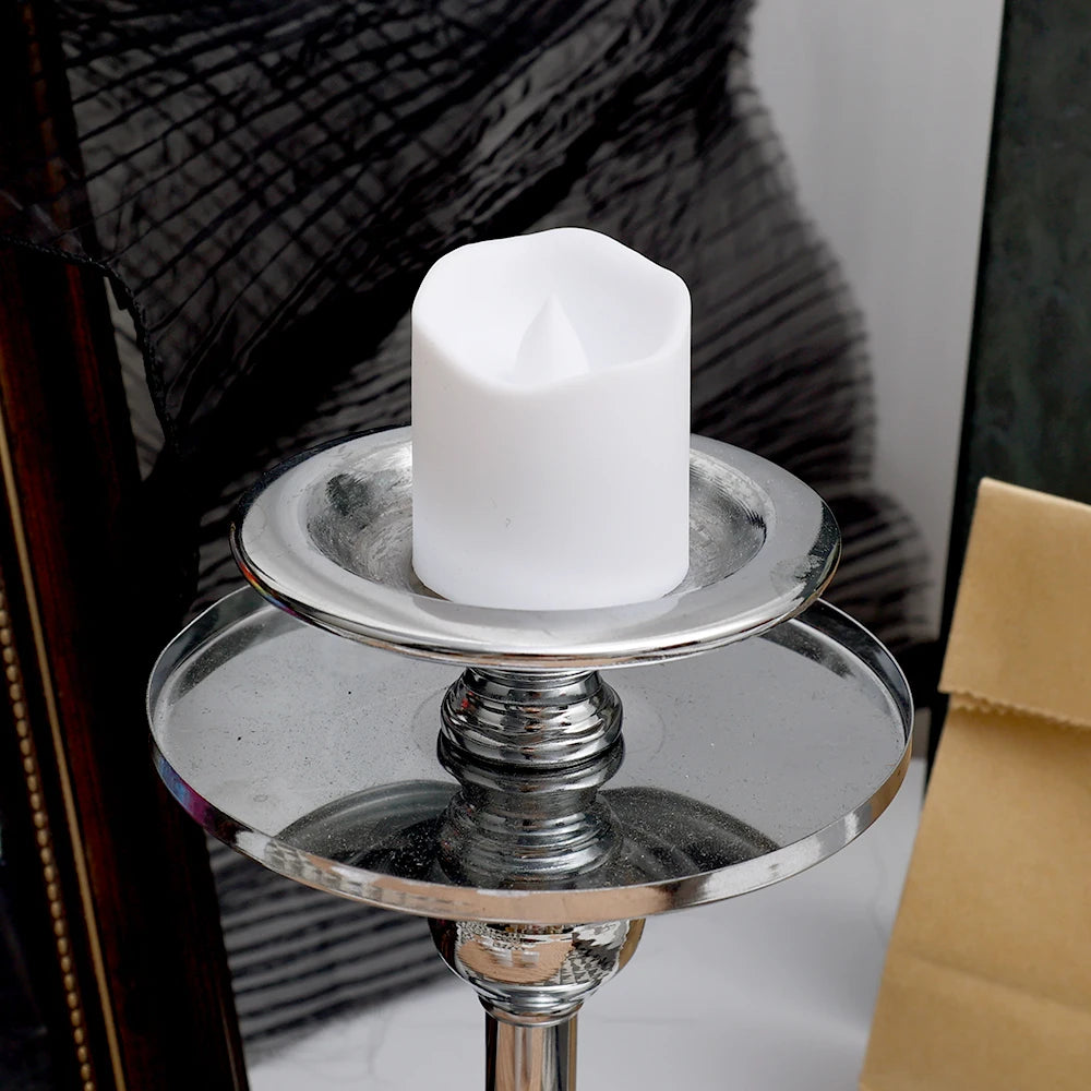 6/1Pcs LED Flameless Candle Lights Battery Powered Creative Wave Wishing Tealights Home Christmas Birthday Party Decors Lighting