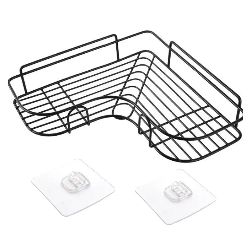 No-Drill Corner Shelf Bathroom Rack
