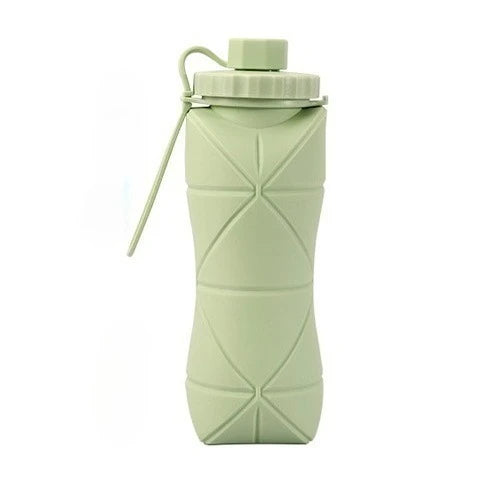 620ml 600ml Outdoor Silicone Folding Cup with Lid Camping Gadgets Supplies