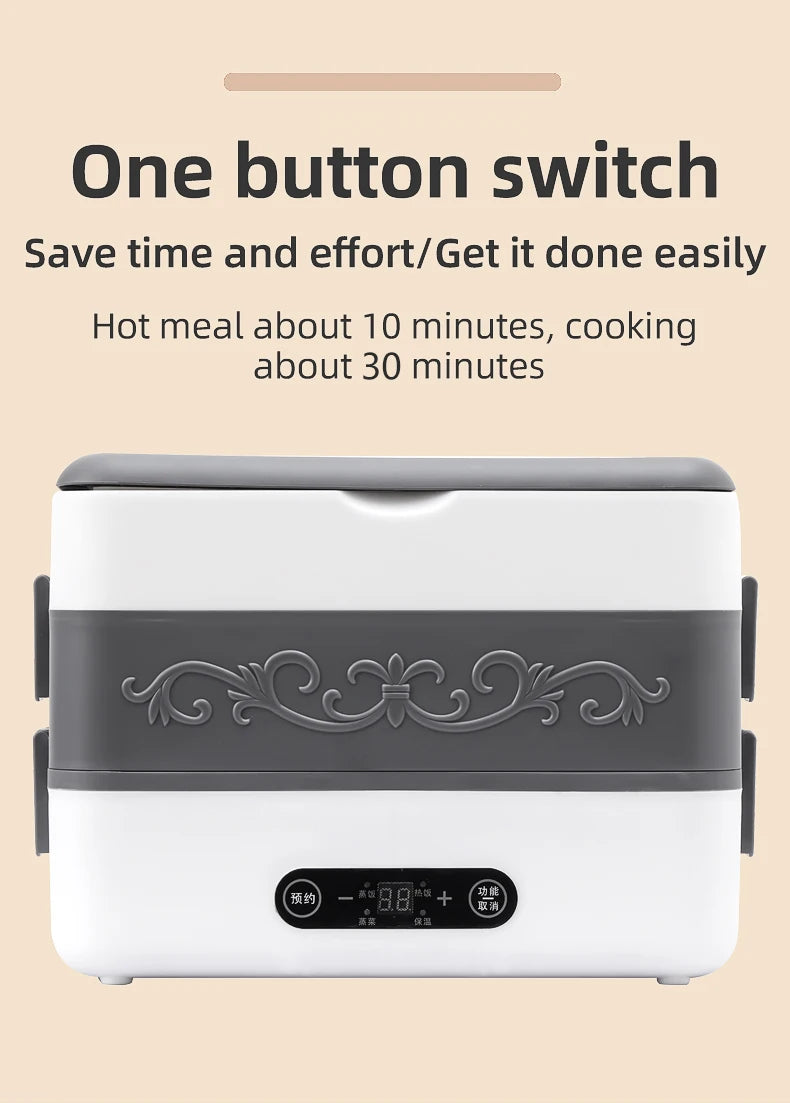 Large Capacity Electric Food Heater Pre-Heating Plug-In Steaming Cooking