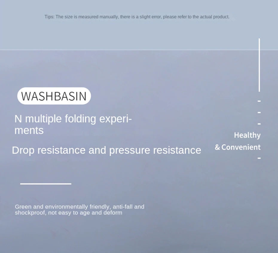 Folding Wash Basin Multi-purpose