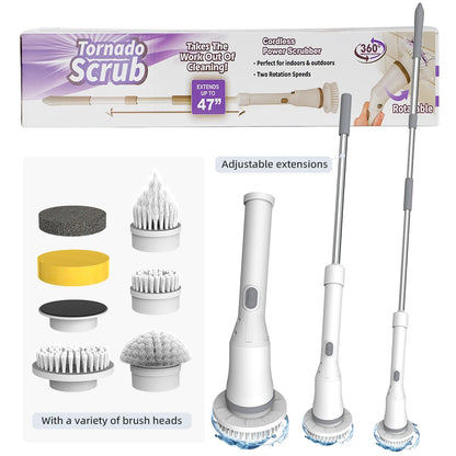 Viladepot Electric Cleaning Brush 9 in 1 Multifunctional Wireless Rotatable Cleaning