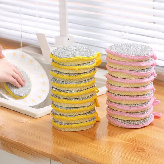 10/5/3PCS Double Side Dishwashing Sponge Dish