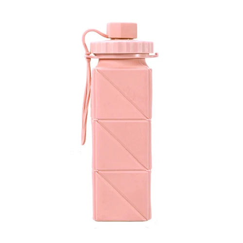 620ml 600ml Outdoor Silicone Folding Cup with Lid Camping Gadgets Supplies