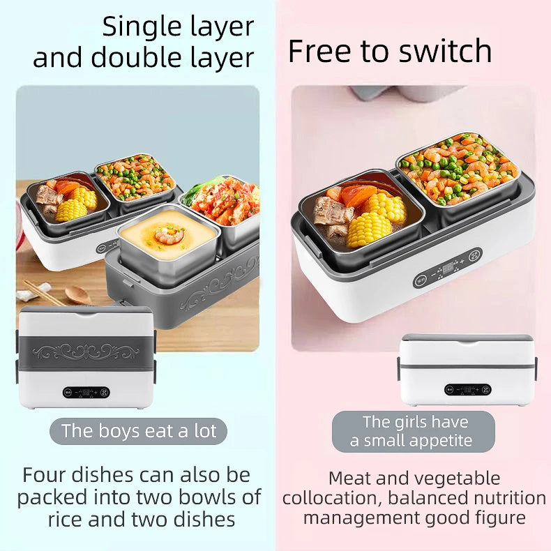 Large Capacity Electric Food Heater Pre-Heating Plug-In Steaming Cooking