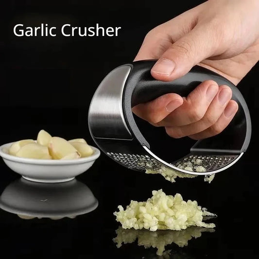 Stainless Steel Garlic Press Crusher