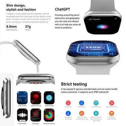 2025New GPS Smart Watch Series 10 For Apple Watch 10 Memory Music Video Bluetooth Call Waterproof NFC Smartwatch For Android IOS