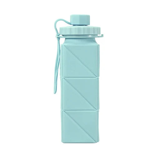 620ml 600ml Outdoor Silicone Folding Cup with Lid Camping Gadgets Supplies