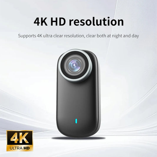 Small WiFi mini 4K camera supports mobile app live broadcast built-in 800mAh battery camera built-in microphone