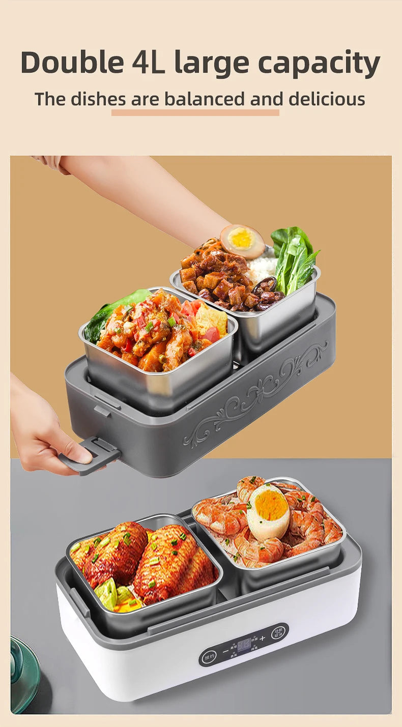 Large Capacity Electric Food Heater Pre-Heating Plug-In Steaming Cooking