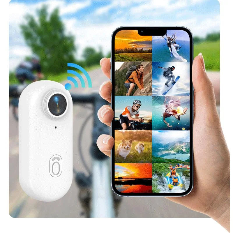 Mini Body Cam 128GB Magnetic Pocket Sports Recorder WiFi Wireless Thumb Camera  Video