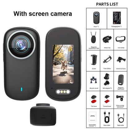 Small WiFi mini 4K camera supports mobile app live broadcast built-in 800mAh battery camera built-in microphone