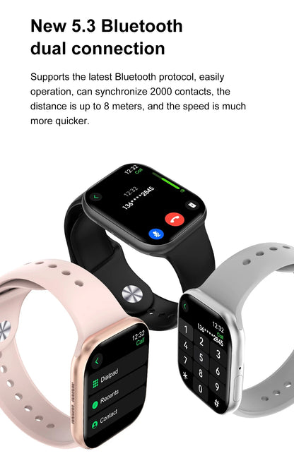 2025New GPS Smart Watch Series 10 For Apple Watch 10 Memory Music Video Bluetooth Call Waterproof NFC Smartwatch For Android IOS