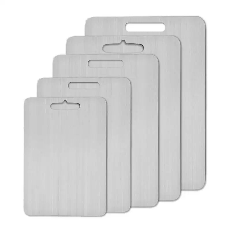 Titanium Cutting Boards for Kitchen Stainless Board 304 Steel Thickened Double Sided