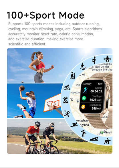 LIGE 1.83" HD Screen Smart Watch Men BT Call type-c Fast Charging New Watches IP67 Waterproof Sports Health Monitor Smartwatches
