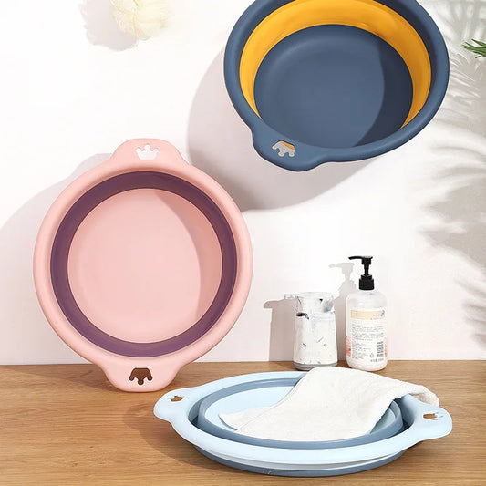 Household Foldable Plastic Basin