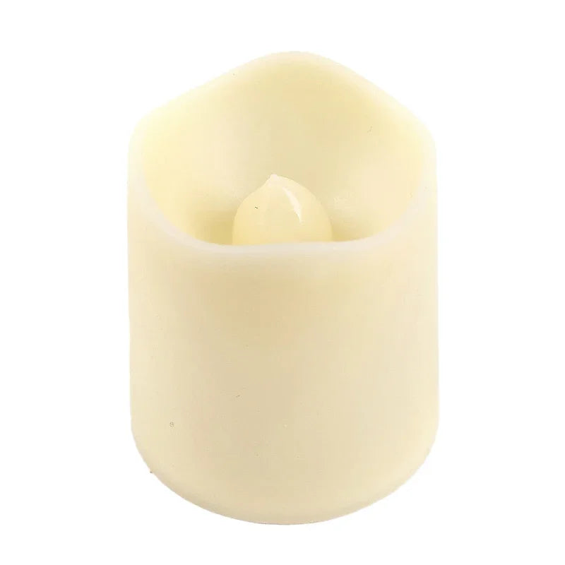 6/1Pcs LED Flameless Candle Lights Battery Powered Creative Wave Wishing Tealights Home Christmas Birthday Party Decors Lighting