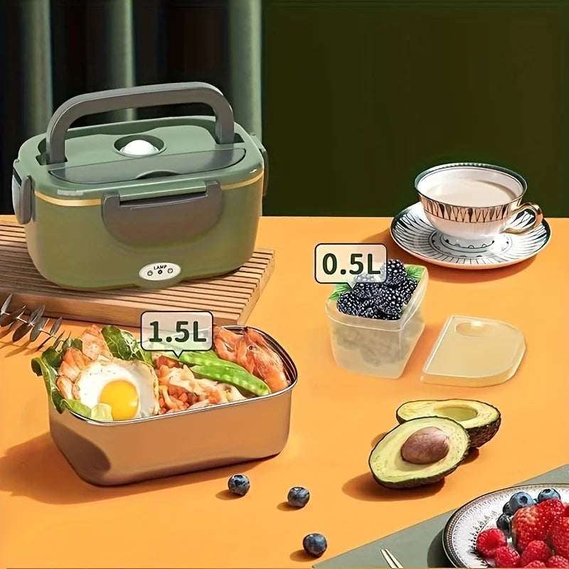 1.5 L 60W Electric Lunch Box Food Warmer Portable Food Heater